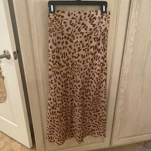 Leapord print skirt